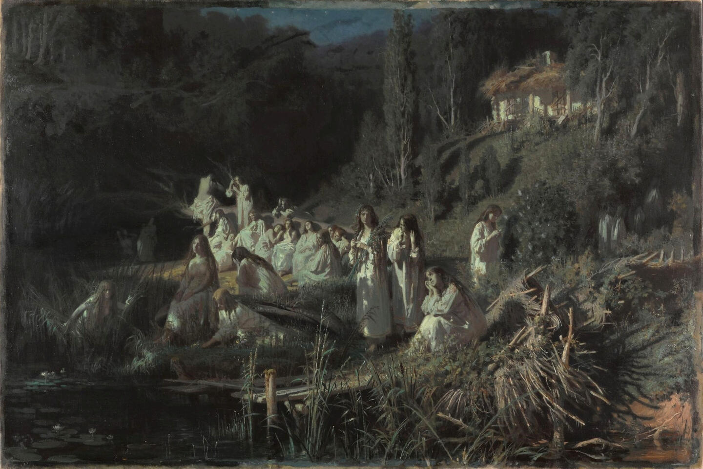 "Rusalki", Ivan Kramskoi (1871)
